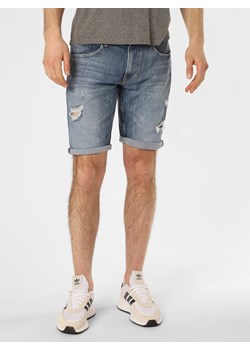 Tommy Jeans Męskie spodenki jeansowe Mężczyźni Bawełna medium stone jednolity ze sklepu vangraaf w kategorii Spodenki męskie - zdjęcie 153783891