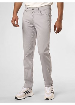 BRAX Spodnie Mężczyźni Bawełna jasny szary jednolity ze sklepu vangraaf w kategorii Spodnie męskie - zdjęcie 153783914