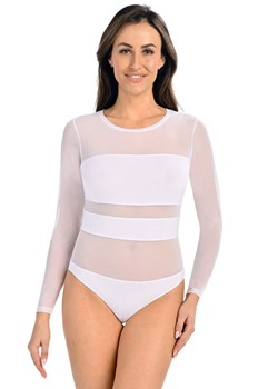 Białe body damskie Stripy, Kolor biały, Rozmiar L, Teyli ze sklepu Intymna w kategorii Bluzki damskie - zdjęcie 153784031