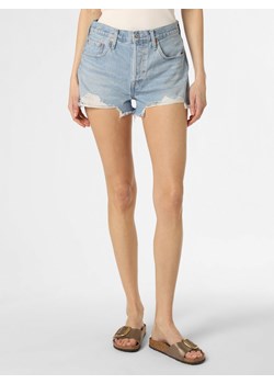 Levi's Damskie krótkie spodenki jeansowe Kobiety Bawełna light stone jednolity ze sklepu vangraaf w kategorii Szorty - zdjęcie 153786883