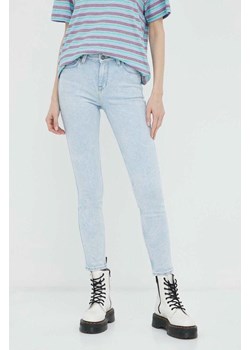 Lee jeansy Scarlett High damskie kolor niebieski ze sklepu ANSWEAR.com w kategorii Jeansy damskie - zdjęcie 153788073