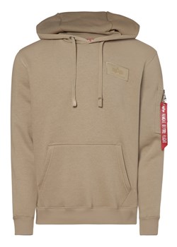 Alpha Industries Bluza nierozpinana Mężczyźni kitt jednolity ze sklepu vangraaf w kategorii Bluzy męskie - zdjęcie 154072464