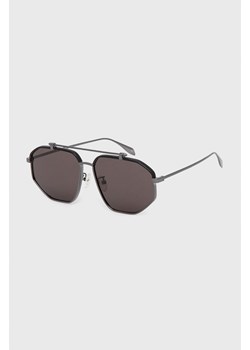 Alexander McQueen okulary przeciwsłoneczne kolor czarny ze sklepu ANSWEAR.com w kategorii Okulary przeciwsłoneczne damskie - zdjęcie 154079161
