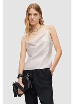 AllSaints bluzka kolor biały ze sklepu ANSWEAR.com w kategorii Bluzki damskie - zdjęcie 154079402