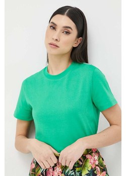 Miss Sixty t-shirt bawełniany kolor zielony ze sklepu ANSWEAR.com w kategorii Bluzki damskie - zdjęcie 154095841