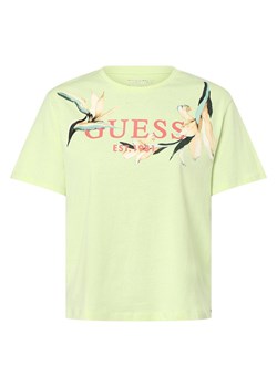GUESS T-shirt damski Kobiety Bawełna cytrynowy nadruk ze sklepu vangraaf w kategorii Bluzki damskie - zdjęcie 154108260