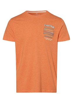 Nils Sundström T-shirt męski Mężczyźni Bawełna pomarańczowy nadruk ze sklepu vangraaf w kategorii T-shirty męskie - zdjęcie 154108271