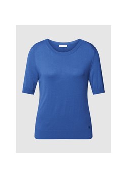 Sweter z dzianiny z aplikacją z logo ze sklepu Peek&Cloppenburg  w kategorii Swetry damskie - zdjęcie 154110690