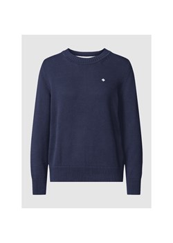 Sweter z dzianiny z detalem z logo model ‘Icon’ ze sklepu Peek&Cloppenburg  w kategorii Swetry damskie - zdjęcie 154119903