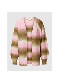 Kurtka z dzianiny ze ściegiem warkoczowym model ‘Bella’ ze sklepu Peek&Cloppenburg  w kategorii Swetry damskie - zdjęcie 154123860