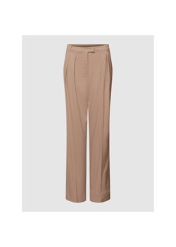 Spodnie materiałowe z plisami model ‘PANTALONI’ ze sklepu Peek&Cloppenburg  w kategorii Spodnie damskie - zdjęcie 154133054