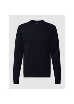 Sweter z dzianiny z naszywką z logo ze sklepu Peek&Cloppenburg  w kategorii Swetry męskie - zdjęcie 154133140
