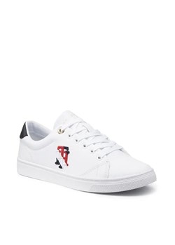 TOMMY HILFIGER Białe sneakersy MONOGRAM (40) ze sklepu SUPELO w kategorii Buty sportowe męskie - zdjęcie 154145024