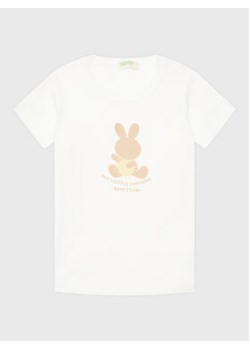 United Colors Of Benetton T-Shirt 3I9WA1003 Biały Regular Fit ze sklepu MODIVO w kategorii Odzież dla niemowląt - zdjęcie 154151573