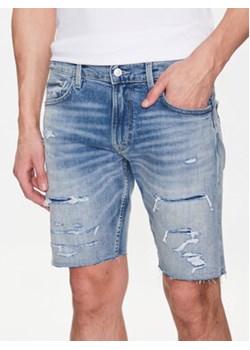 Guess Szorty jeansowe M3GAV2 D4YQ0 Niebieski Regular Fit ze sklepu MODIVO w kategorii Spodenki męskie - zdjęcie 154151874