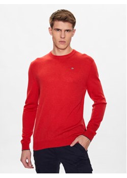 Napapijri Sweter Damavand NP0A4GJU Czerwony Regular Fit ze sklepu MODIVO w kategorii Swetry męskie - zdjęcie 154152340