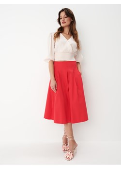 Mohito - Bawełniana spódnica midi - Różowy ze sklepu Mohito w kategorii Spódnice - zdjęcie 154159353