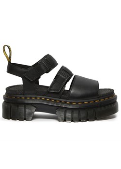 Sandały Dr Martens Ricki Nappa Lux Leather 3-Strap Platform 27405001 - czarne ze sklepu streetstyle24.pl w kategorii Sandały damskie - zdjęcie 154162242