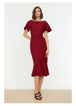 trendyol Sukienka w kolorze bordowym ze sklepu Limango Polska w kategorii Sukienki - zdjęcie 154162490