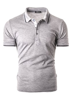koszulka polo YP321 - szara ze sklepu Risardi w kategorii T-shirty męskie - zdjęcie 154172270