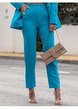 Spodnie Siene Niebieskie ze sklepu Lisa Mayo w kategorii Spodnie damskie - zdjęcie 154181301