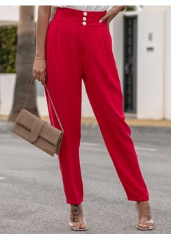 Spodnie Harton Czerwone ze sklepu Lisa Mayo w kategorii Spodnie damskie - zdjęcie 154181304