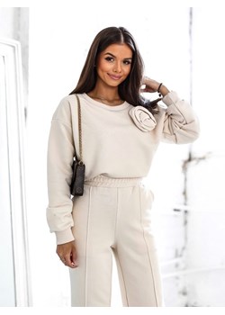 Bluza Doris J.Beżowa ze sklepu Lisa Mayo w kategorii Bluzy damskie - zdjęcie 154181432