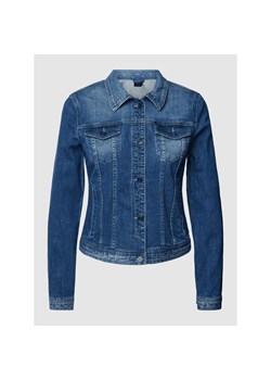 Kurtka jeansowa z wykładanym kołnierzem ze sklepu Peek&Cloppenburg  w kategorii Kurtki damskie - zdjęcie 154195283