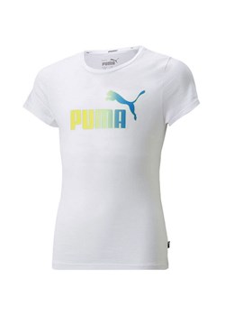 Koszulka młodzieżowa ESS+ Bleach Logo Tee Puma ze sklepu SPORT-SHOP.pl w kategorii Bluzki dziewczęce - zdjęcie 154227402