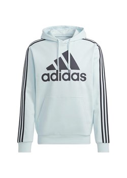 Bluza męska Essentials Fleece 3-Stripes Logo Hoodie Adidas ze sklepu SPORT-SHOP.pl w kategorii Bluzy męskie - zdjęcie 154228172