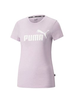 Koszulka damska Essentials Logo Heather Tee Puma ze sklepu SPORT-SHOP.pl w kategorii Bluzki damskie - zdjęcie 154245201
