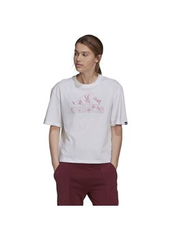 Koszulka damska Soft Floral Logo Graphic Tee Adidas ze sklepu SPORT-SHOP.pl w kategorii Bluzki damskie - zdjęcie 154249911