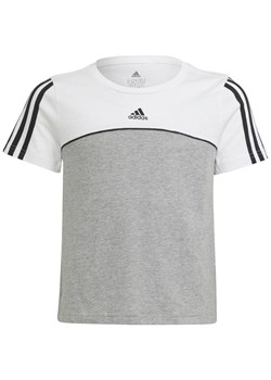 Koszulka dziewczęca Essentials Colorblock Adidas ze sklepu SPORT-SHOP.pl w kategorii Bluzki dziewczęce - zdjęcie 154284800