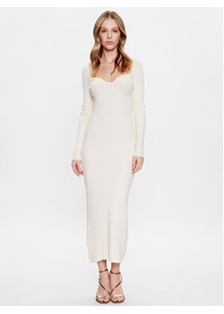Edited Spodnie dzianinowe Sunna EDT6713001000002 Beżowy Slim Fit ze sklepu MODIVO w kategorii Sukienki - zdjęcie 154289822