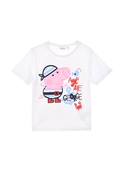 Peppa Pig Koszulka &quot;Świnka Peppa&quot; w kolorze białym ze sklepu Limango Polska w kategorii Bluzki dziewczęce - zdjęcie 154295041