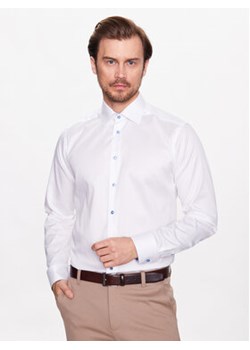 Eton Koszula 100004298 Biały Slim Fit ze sklepu MODIVO w kategorii Koszule męskie - zdjęcie 154296283