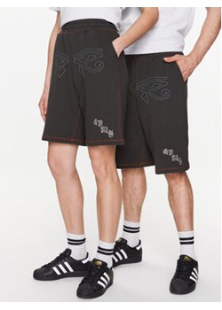 Grimey Szorty sportowe GBSS165 Czarny Regular Fit ze sklepu MODIVO w kategorii Spodenki męskie - zdjęcie 154296543