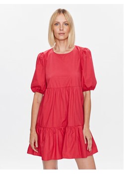 Pepe Jeans Sukienka codzienna Bella PL953238 Czerwony Regular Fit ze sklepu MODIVO w kategorii Sukienki - zdjęcie 154296783