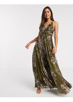 ASO DESIGN Szyfonowa zwiewna sukienka floral (32) ze sklepu SUPELO w kategorii Sukienki - zdjęcie 154306423