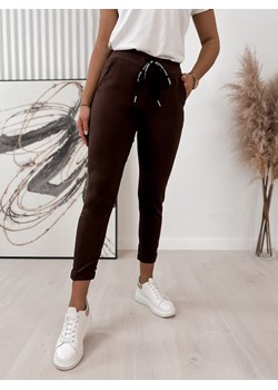 spodnie salma brązowe xxl/44 ze sklepu UBRA w kategorii Spodnie damskie - zdjęcie 154308510