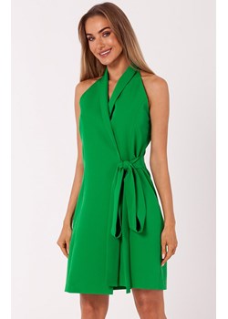 Sukienka żakietowa bez rękawów w kolorze soczystej zieleni M747, Kolor zielony, Rozmiar S, MOE ze sklepu Primodo w kategorii Sukienki - zdjęcie 154311932