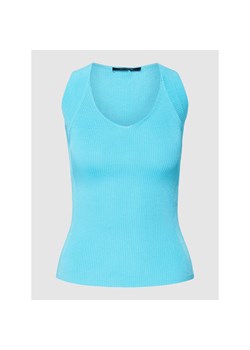 Top z imitacji dzianiny ze sklepu Peek&Cloppenburg  w kategorii Bluzki damskie - zdjęcie 154318823
