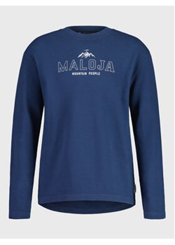 Maloja Bluza FellhornM. 35523-1-8581 Granatowy Regular Fit ze sklepu MODIVO w kategorii Bluzy męskie - zdjęcie 154329881