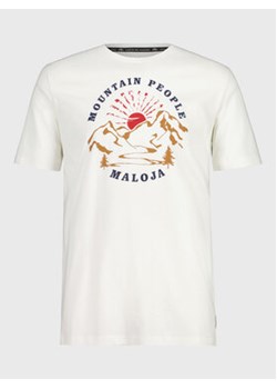 Maloja T-Shirt KapfM. 35502-1-8585 Biały Regular Fit ze sklepu MODIVO w kategorii T-shirty męskie - zdjęcie 154329923