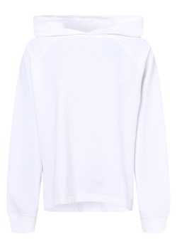 Juvia Damska bluza z kapturem Kobiety Materiał dresowy biały jednolity ze sklepu vangraaf w kategorii Bluzy damskie - zdjęcie 154366562
