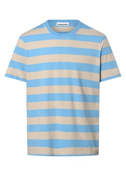 ARMEDANGELS T-shirt męski Mężczyźni Bawełna niebieski w paski ze sklepu vangraaf w kategorii T-shirty męskie - zdjęcie 154366570