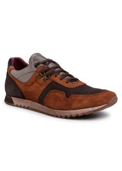 QUAZI Sneakersy QZ-10-05-000945 Brązowy ze sklepu MODIVO w kategorii Buty sportowe męskie - zdjęcie 154373381