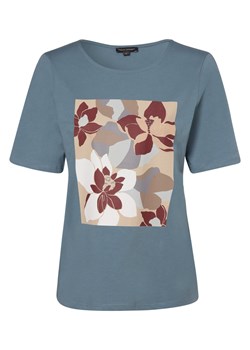 Franco Callegari T-shirt damski Kobiety Bawełna petrol nadruk ze sklepu vangraaf w kategorii Bluzki damskie - zdjęcie 154382791
