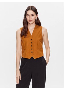 Birgitte Herskind Kamizelka Mister Vest 4753840 Brązowy Regular Fit ze sklepu MODIVO w kategorii Kamizelki damskie - zdjęcie 154387942