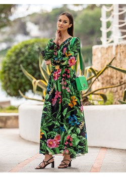 Długa sukienka w kwiaty L’AF Morgana ze sklepu Eye For Fashion w kategorii Sukienki - zdjęcie 154388673